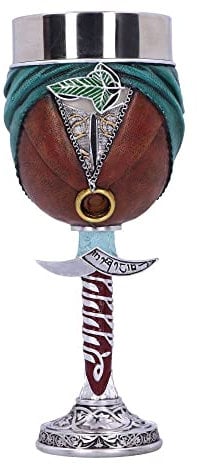 Nemesis Now Offizielles Lizenzprodukt Herr der Ringe, Frodo-Kelch, Braun, 19,5 cm, B5893V2