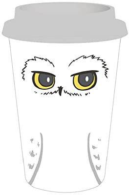 Half Moon Bay Travel Mugs - Harry Potter (Hedwig) Ceramic Travel Mug