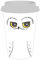Half Moon Bay Travel Mugs - Harry Potter (Hedwig) Ceramic Travel Mug