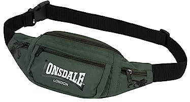 Lonsdale Unisex Hip Reisezubeh r Reiseg rtel, Olive/Black/White, Einheitsgröße EU