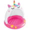 Intex 58438 Piscina Hinchable Unicornio, con Techo y Suelo Hinchable, Piscina Bebe, Medidas 102 cm de Diámetro y 102 cm de Alto, Incluye Parche de Reparación, Capacidad de 45 litros