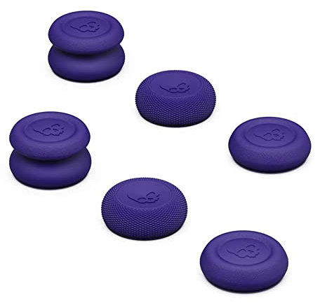 Thumb Grip Set FPS CQC Joystick Cap Thumbstick Cover for PS4 for PS5 for NS Pro Controller Skin Accessories (purple)