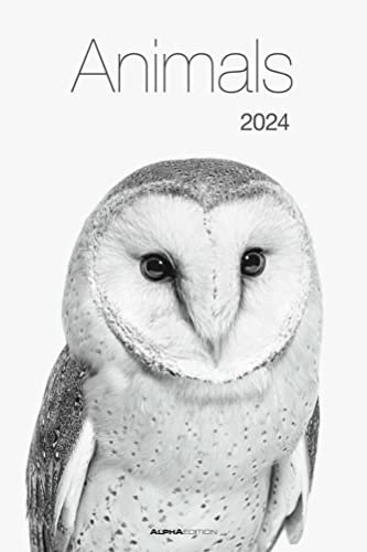 Animals 2024 - Foto-Kalender - Poster-Kalender - 33x49,5 - Tiere