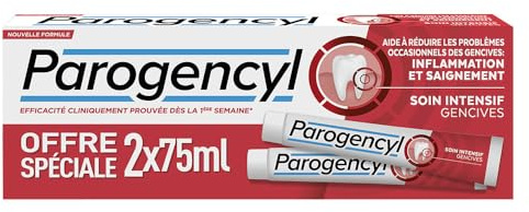 Intensive Zahnpasta, 2 x 75 ml Parogencyl