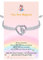 J.Endéar Einhorn Armband Silber 925 für Mädchen, Handgefertigte Filigrane Kordel Verstellbares Armband Bunte Zirkonia Herz Schmuck Kindertag Geburtstag Konfirmations Geschenk, Grau