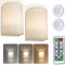 Lot de 2 Appliques Murales d'intérieur Rechargeables à Piles, 3 Couleurs, Appliques Murales à Intensité Variable avec Télécommande, Hauteur du Tissu pour Chambre, Salon, Couloir