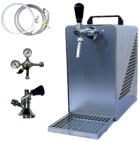 BieTal® Bierzapfanlage Bierkühler Zapfanlage mit Kühlung 30 Liter/h - SET - Typ A - OHNE CO2