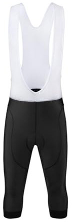 ZOLULA Herren Trägerhose Vollschwarze Sommer-Fahrrad-Trägerhose, 7-Punkte-Hose, Herren/Damen, 3/4-Reitshorts, Outdoor-Radhose (Color : Pants, Size : L)