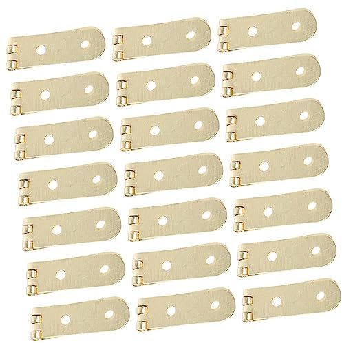 jojofuny 30pièces Lot De Charnières Mini Fer Pour Boîtes à Bijoux Avec Vis Style Rétro