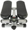 Stepper für Zuhause Mit Power Ropes und LCD Display - Up-Down Swing Hometrainer, Trainingsgerät (Schwarz Grau)
