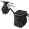 Hundekorb für Fahrrad, Haustier-Rucksack und Welpen-Autositz Zum Wandern, Radfahren, Camping, Weich, Erweiterbar, Zusammenklappbar, für Roller, E-Bike, Fahrradträger, Katzen,