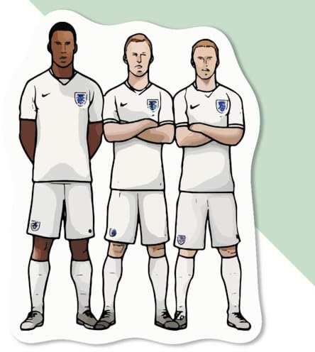 4 x Small 50mm 'World Cup Football Team' Permanent Sticker Decals for Cars/Windows/Bins/Walls etc (DW00115848)