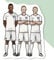 4 x Small 50mm 'World Cup Football Team' Permanent Sticker Decals for Cars/Windows/Bins/Walls etc (DW00115848)