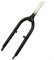 Aluminium alloy rigid folding bike V brake, 20 inch, straight tube ultralight fork(black)