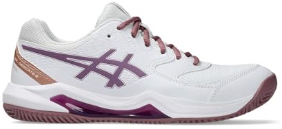 ASICS 1042A241-103 Gel-Dedicate 8 Padel Damen White/Dark UBE EU 41.5