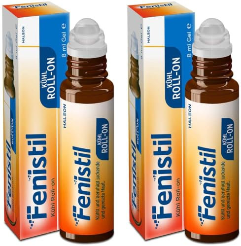Doppelset: Fenistil Kühl Roll-on Kosmetikum zur Beruhigung von gereizter und juckender Haut z.B. bei Insektenstichen