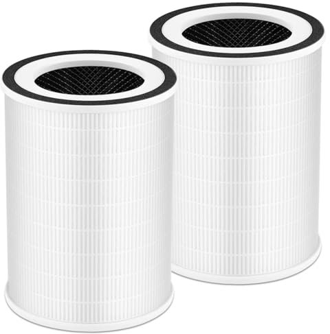HOSECES KILO True HEPA H13 Filter Replacement for Afloia KILO, KILO PLUS, KILO PRO, MIRO, MIRO PRO, For MORENTO MR-Kilo, Kalo, for Russell Hobbs RHAP2001B(G) Air Purifiers 2PACK