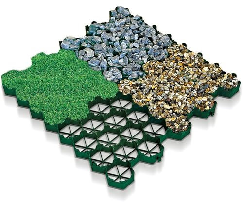 Laeto Your Signature Garden Gravel Grid | Durable Driveway Grids, Plastic Shed Base Grid, Gravel Grid For Driveways, Gravel Grids Garden (3m²)