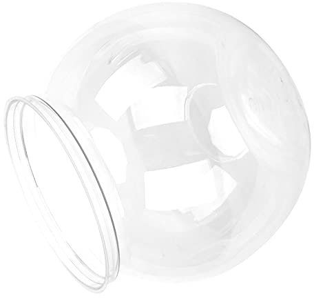 Fish Bowl, Betta Fish Tank Impact Resistant Gallon Aquarium Fish Tank Round Crystal Clear Plastic Small Fish Bowl Plastic Fish Bowl for Desk Bookshelf (Large Size)