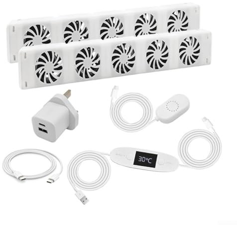 5.0 Smart Radiator Fan, Magnetic Cooling Fan with Smart Speed,Ventilator Fan For Smart Radiator Booster Extension Set,Energy Save (MXRV- 202)