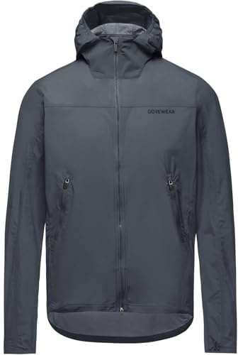 GORE WEAR Herren Fernflow Windbreaker Mit Kapuze Jacke, Lab Graphite, M EU