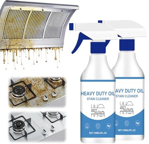 Heavy Duty Kitchen Degreaser & Cleaning Spray, 2025 New Degreaser Spray, Cooker Spray, Electric Induction & Ceramic Hob Spray, Cooker Hood, Air Fryer, Microwave, Kitchen Cleaning Spray (2)