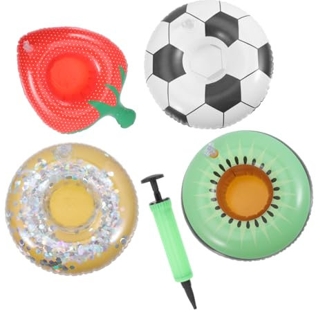 TOYANDONA Portabicchieri Galleggiante Per Piscina Vassoio Galleggiante Per Piscina Bevande Per Gonfiabile Per Feste in e Divertimento Acquatico