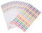SEWACC 20 Sheet Border Name Tag Stickers Removable Labels for School Office and Home for Water Bottles Notebooks and Clothes Easy to Write and Reusable Adhesive Tags