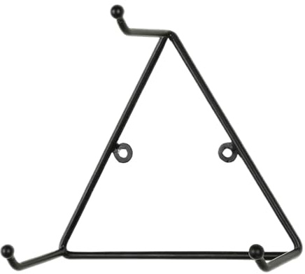 Mug Rack Wall Mounted Triangle, Iron Cup Holder, Hanging Display Rack Space Saving, for Kitchen Dining Room Cafe Apartment