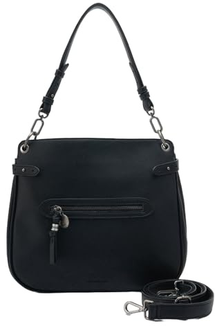 FREDsBRUDER Schultertasche Umhängetasche My Bestie Round Hobo Bag Black schwarz