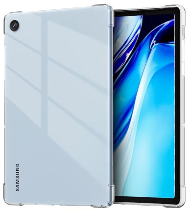 Lunivop Tablet Cover Compatible with Samsung Galaxy Tab A11(SM-X130) /A9(SM-X110) Case 8.7 Inch Slim TPU Anti-Yellowing Silicone for Samsung Tab A11/A9 (Clear)
