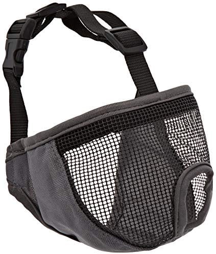Trixie 17626 Maulkorb für kurznasige Rassen, Polyester, S, grau