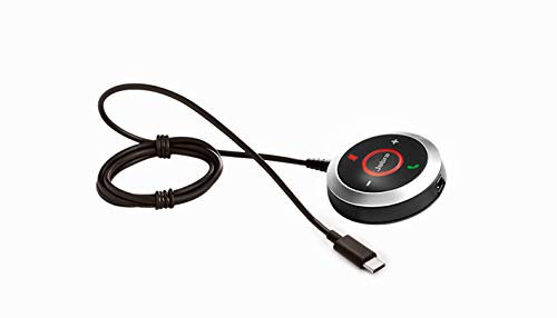 Jabra Evolve 80 Link Fernbedienung mit schwarzem Kabel, drücken Sie die Tasten – Fernbedienungen (akustisch, kabelgebunden, drücken Sie die Tasten, schwarz)