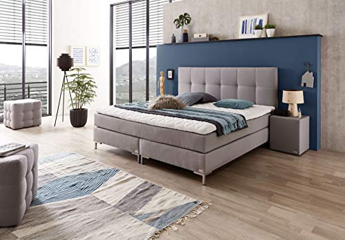 WELCON Rockstar über 50 Farben Boxspringbett 180x200 Härtegrad H1 H2 H3 H4 H5 beliebig kombinierbar mit 1126 freistehenden Tonnentaschenfederkernen