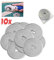 10x Premium Ersatzklingen Rundklingen 45 mm für Rollschneider Rollmesser Stoffschneider Passend für Prym OLFA Cutter 45mm mit Box Long Life Qualität 5 10 15 Stück Rundmesser EXTRA Scharf