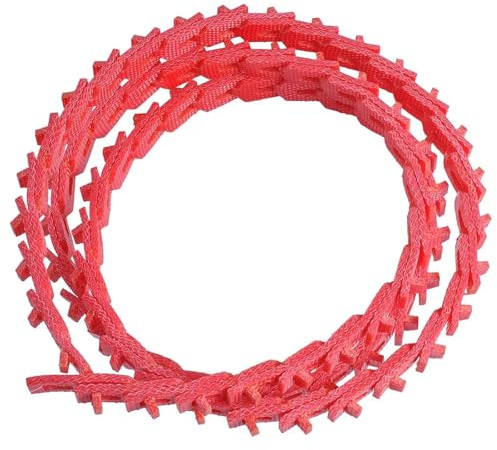Power Twist V Belt 3/8 Inch x 4 Feet, Z Type 3L Adjustable Link V-Belt, Industrial Drive Belt Replacement for Drill Press, Table Saw, Lathe, Bandsaw and Woodworking Machinery