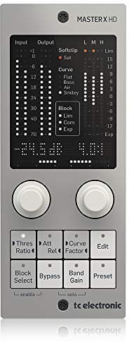 TC Electronic MASTER X HD NATIVE/MASTER X HD-DT Multiband-Dynamikprozessor-Plug-In mit optionalem Hardware-Controller