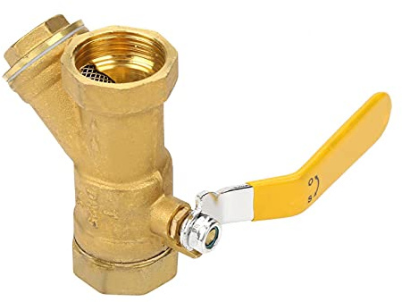 Valvola a sfera tipo Y, valvola a sfera con filtro in ottone tipo Y Filettatura femmina 1 BSP DN25 per gasolio acqua