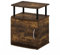Furinno JAYA Utility Design Beistelltisch, Bernsteinkiefer/Schwarz