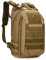 HUNTVP 15L Mini Rucksack Taktisch Wanderrucksack Molle Schultasche Wasserdicht Daypack Militärisch Schulrucksack Studenttasche Unitasche Sporttasche für Herren Damen Outdoor (15L-Braun)