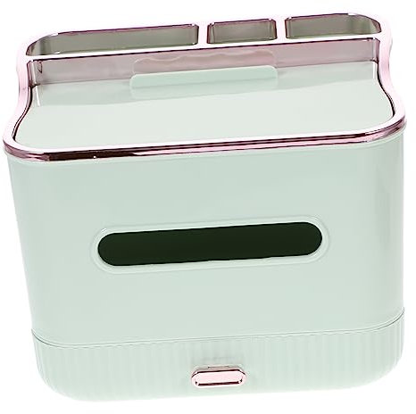 Taschentuchbox für Schreibtisch aus Pp Grün, Multifunktional