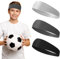 Dimeho 3 Stück Sport Stirnband für Kinder Herren Elastisches Haarband Weiche Schweiß Headband Jungen rutschfeste Stirnband Feuchtigkeitsableitendes Fussball Haarbänder für Mädchen Jungen Yoga Läuft