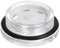 QUARKZMAN Vetro Spia Olio Compressore Aria M42 x 1,5mm Indicatore Livello Liquido Maschio Indicatore Olio Testa Tonda Plastica O-Ring per Raccordi Compressore Aria, Trasparente