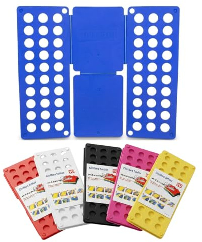 RockParty Magic T-Shirt Folding Board for Adults Easy Laundry Clothes Folder for Shirts & Tops Fast Folding Tool (Colour Sent at Random)