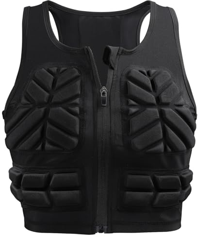 TUOYR Women Chest Guard Impact Vest Women Chest Protector Padded Compression Vest for Sports, Karate, Football, Breast and Rib Protection