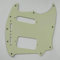 Gitarren-Schlagbrett ohne Kontrollloch Classic-Serie Gitarrenzubehör Pickguard Backplate Set(1- Retro Green)