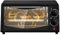 LABLADUO Four électrique,Four à Convection Mini Four, Four Grille-Pain à Convection 10 L, friteuse à air Multifonction, Four électrique numérique, rôtissoire, utile (Noir 10 L) Happy Life(Black)