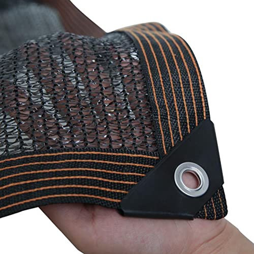 Telo ombreggiante per serre di alta qualità, 8 x 12 m, traspirante, 30% -40% protezione solare, telone a rete lavorato a maglia, con occhielli e 4 perni per la protezione delle piante