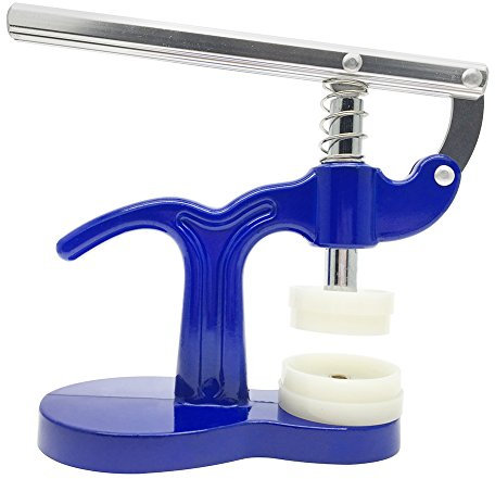 Uhren-Werkzeug, Soled Professionelle Uhrenpresse Set Backcover Gehäuse Closer Kristallglas Fassung mit 12 zusätzlichen Schablonen Snap