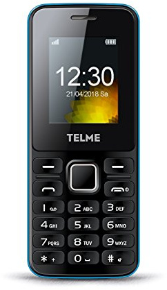 TELME T211_001 Handy (Dual SIM mit einfacher Kamera), Schwarz